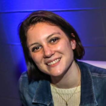 Amy Eskridge in the portrait published with her 2018 lecture